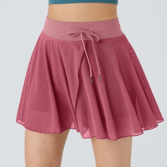 HALARA Dresses & Skirts - HALARA Baroque Rose Mesh Skirt